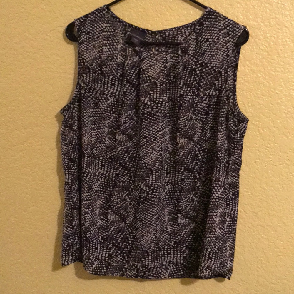Black/Gray snake print blouse